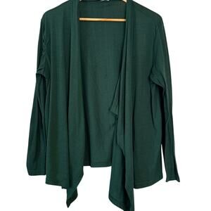 Women's Green Cardigan Sweater